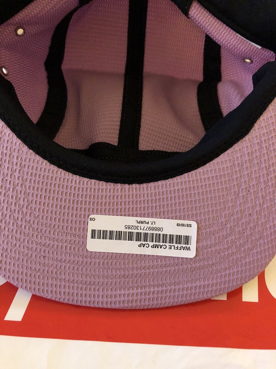 SUPREME 16SS Waffle Camp Cap 帽子