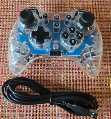 AFTERGLOW Wireless  Pro Controller For Nintendo Wii U With Charge Cable TESTED