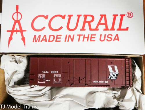 Accurail HO #3135 Pacific Great Eastern (Kit de vagón de carga de acero aislado de 40') 1:87th  | Zustand: New