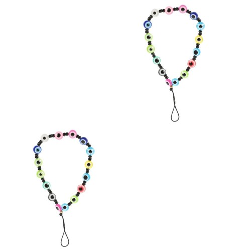 2 Pieces Handy Kette Fräulein Telefon Lanyards Telefonzubehör Charme