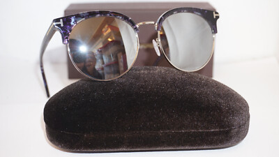 TOM FORD New Sunglasses Havana Purple Grey Mirror TF545-K 83C 56 19 145