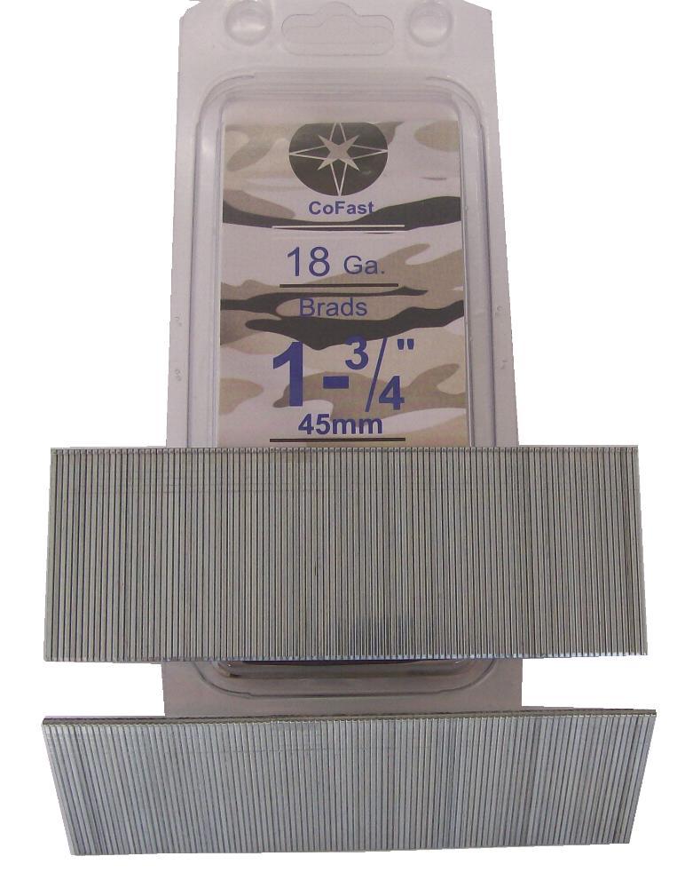 CoFast 18 Gauge 1-1/2" Brad Nails - 1 Million Count, Fit Most 18 Ga Finish Nailers