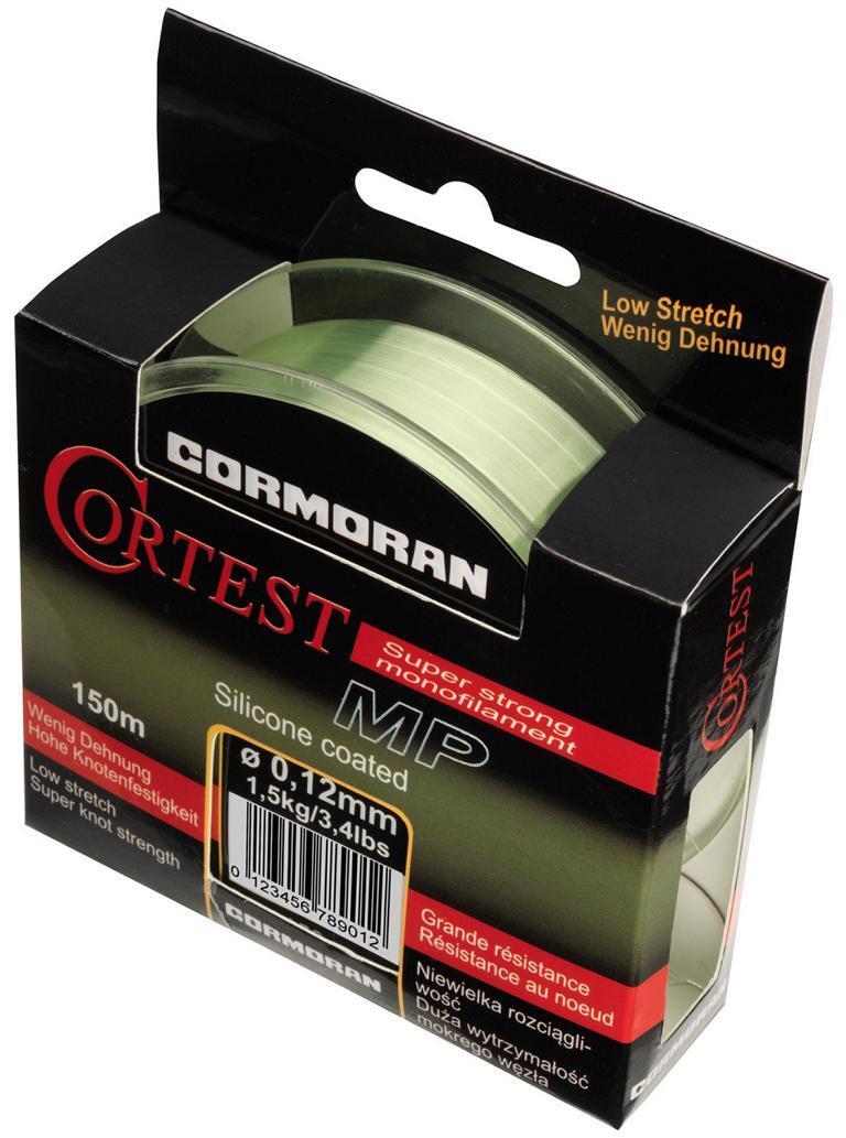 Cormoran Cortest-MP 150m 0,12мм / 1,5 кг Монофильный ангельский шнур Hellgrau