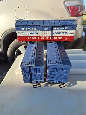 G scale  CHARLES RO  # 1935   B.A.R.  STATE OF MAINE POTATOES Box Car  Brand New