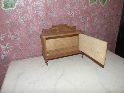 Alter Schrank-1930er Jahre-Wohnzimmer-Kaufladen-Puppenhaus-Puppenstube - Bild 2 von 2