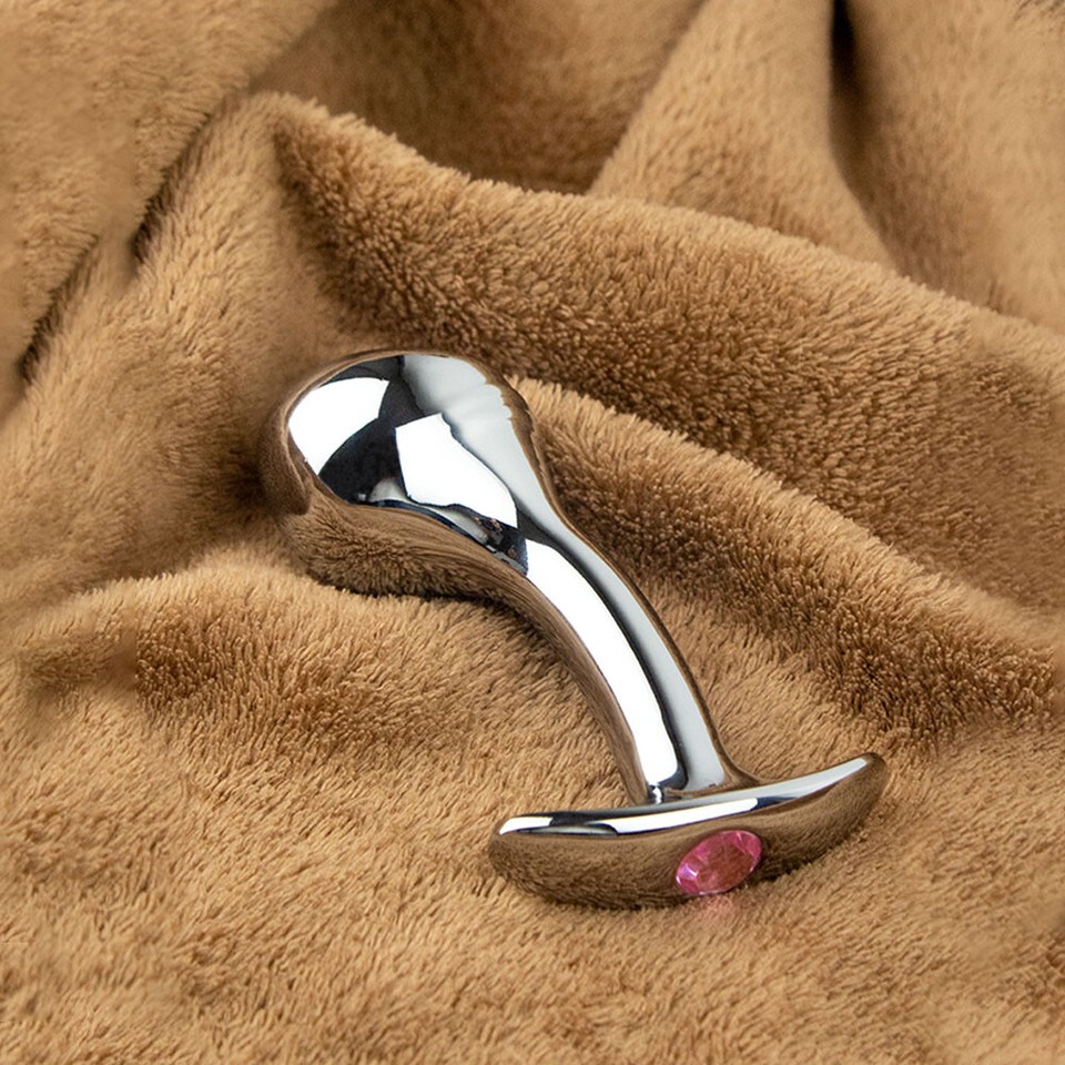 Stainless Steel Anal Butt Plug Prostate Massager Metal Dildo Sex Toys