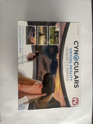 Cynoculars 3D Virtual Reality Headset Wireless Gaming Compatible IOS Android