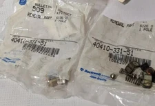Lot of 1 Comp., 1 Inc Allen Bradley 40410-331-51 Contact Kit 1 Pole Bulletin 509