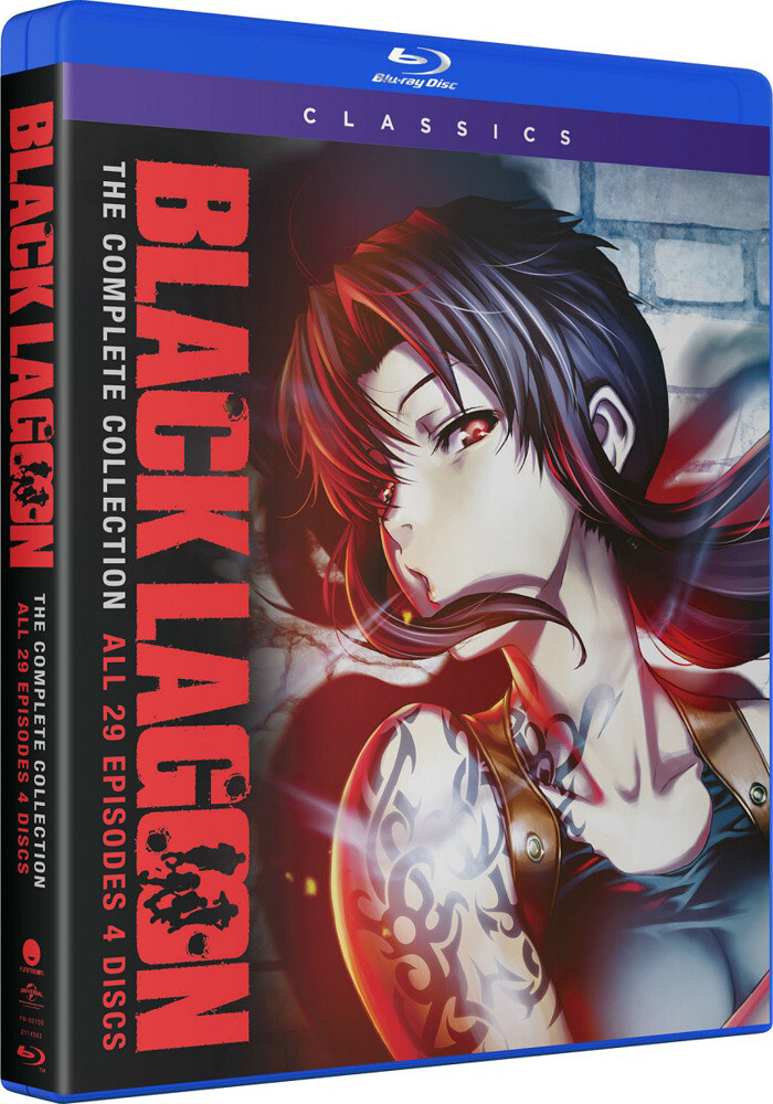 DVD　ブルーレイ　blacklagoon　ブラックラグーン　１期２期OVA Black Lagoon Complete Series (Seasons 1&2 + OVA's) BLURAY