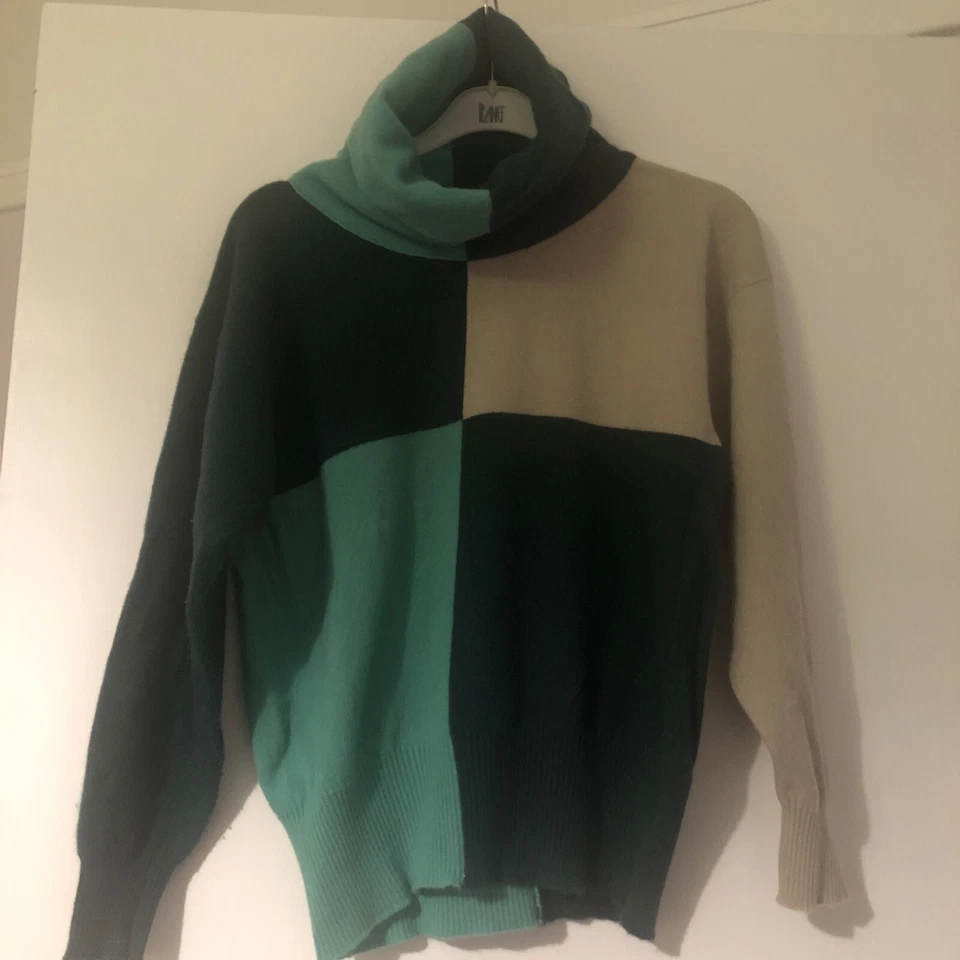 Jersey de lana verde cuello redondo Lyle & Scot pequeño Foto 4 de 4