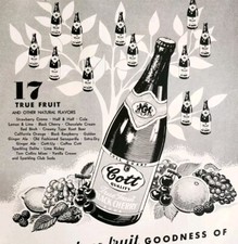 1953 Colt Black Cherry Soda Real Fruit Advertisement Pop Carbonated Drink DWLL4
