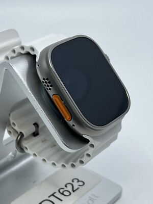 Apple Watch Ultra 2 49MM Titanium w/White Ocean Band GPS +