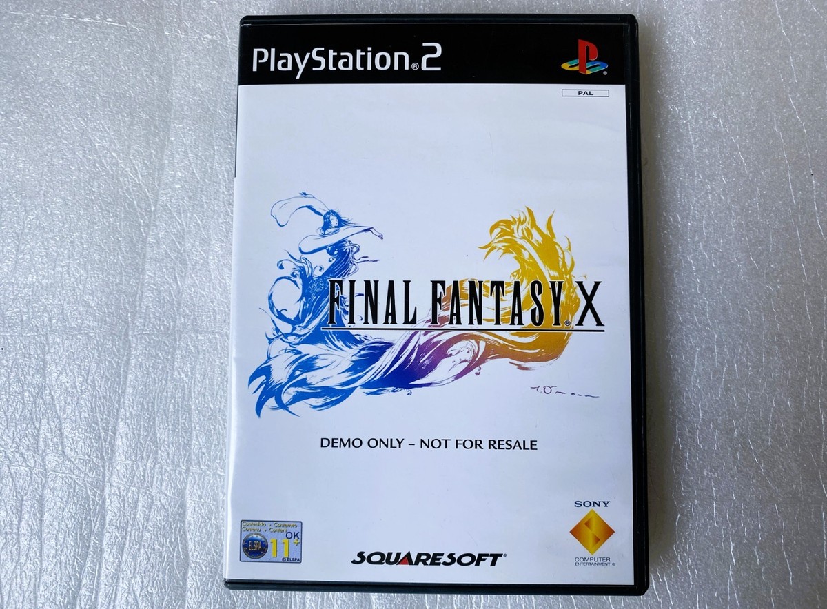 Final Fantasy X (10) PS2 PRESS KIT PROMO Rare MEDIA