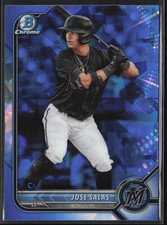 2022 Bowman Draft Sapphire Jose Salas BDC-175 Prospects | Miami Marlins