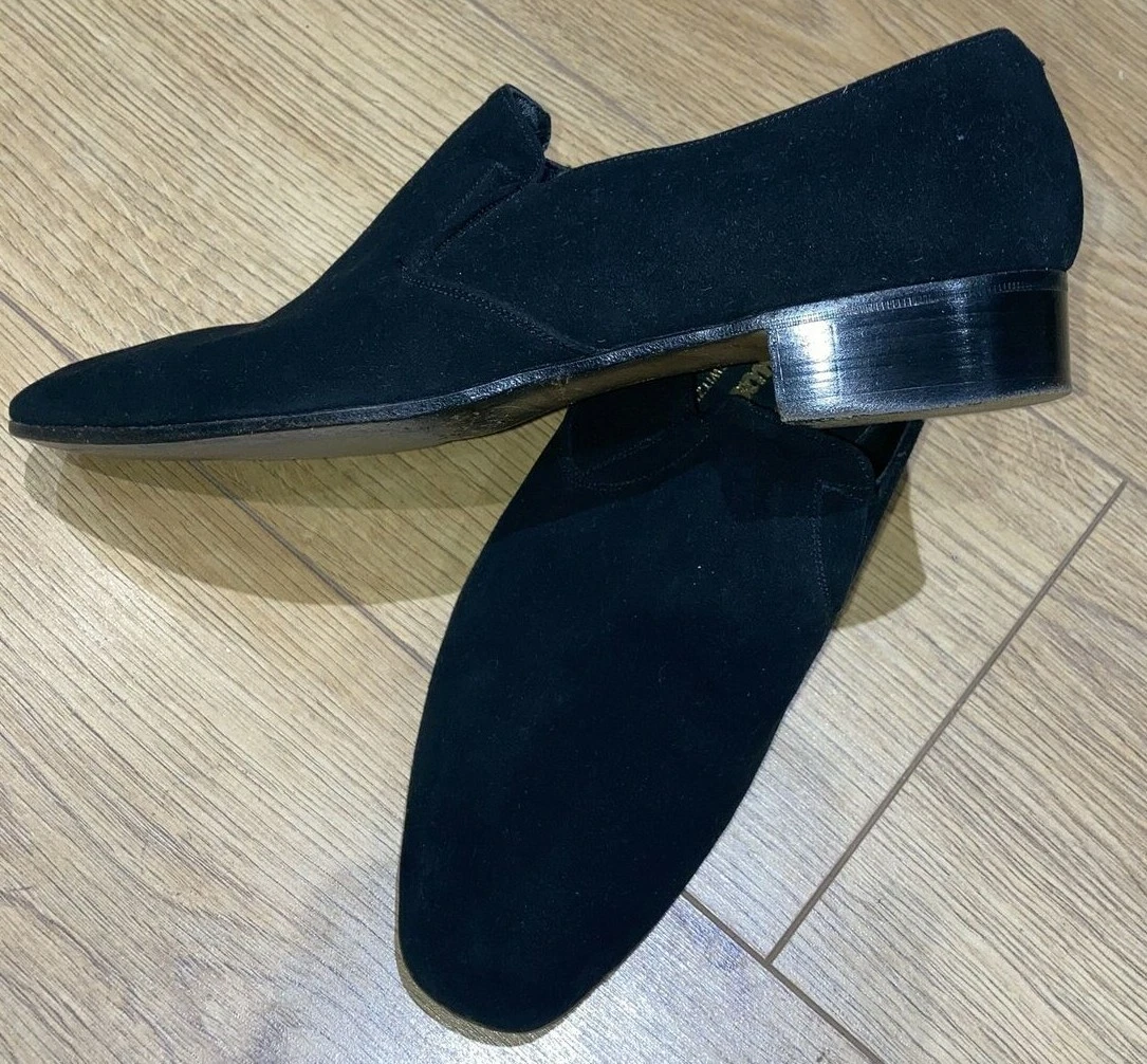 Bally suede shop loafers