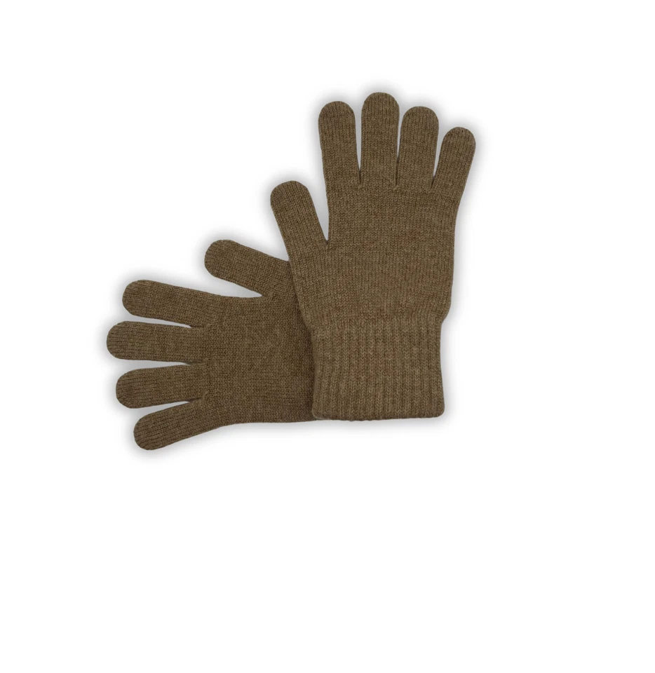 HECHO EN EE. UU.: Guantes de cachemir tejidos para hombre - Guantes de lana cálidos para clima frío Foto 3 de 4