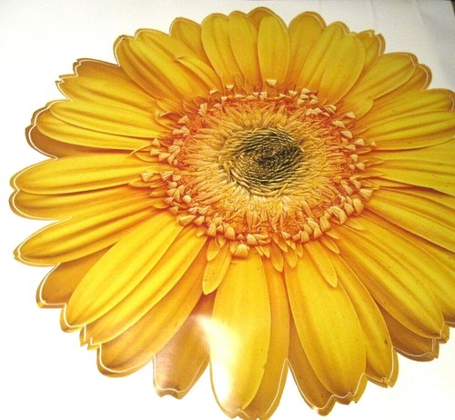 GERBER DAISY VILLAGE KIDS JUMBO WALL Stickers DECAL APPLIQUES Girls Pink Yellow - Picture 2 of 3