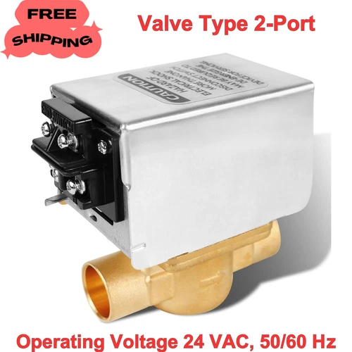 V8043F1036 Zone Valve Replacement for Honeywell V8043F1093, 2 Port 4- Wire 24V