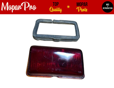 NOS 1946 1947 1948 MOPAR DODGE Rücklicht Bremslampe Linse & Dichtung