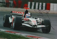 Jenson Button "Honda" Autogramm signed 20x30 cm Bild