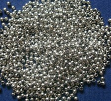 1000 White gold plated metal 3mm smooth round spacer beads filler beads FPB185C