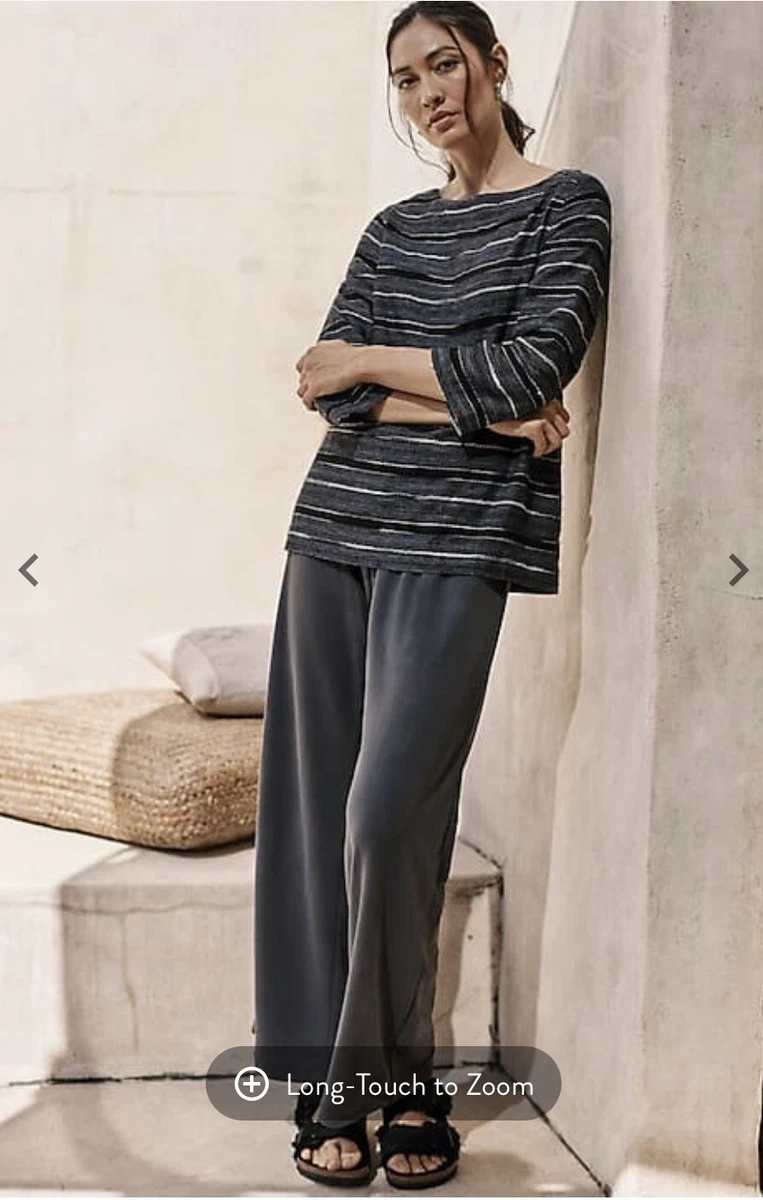 J Jill Pure Jill Sand Washed Full Leg Pants with Pockets Fits M