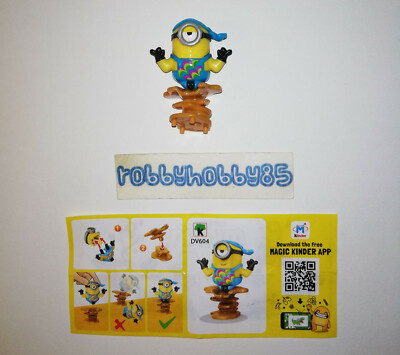 Dv604 Yoga Stuart + Bpz Kinder Surprise Italia 2020 Minions 2 The Rise Of Gru