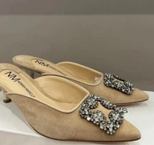 Neiman Marcus women’s Luxury Dress toe mules size us 8M