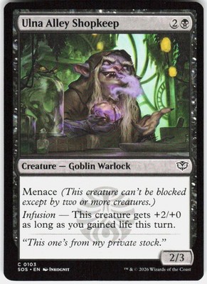 Ulna Alley Shopkeep 103 Secrets of Strixhaven Magic the Gathering