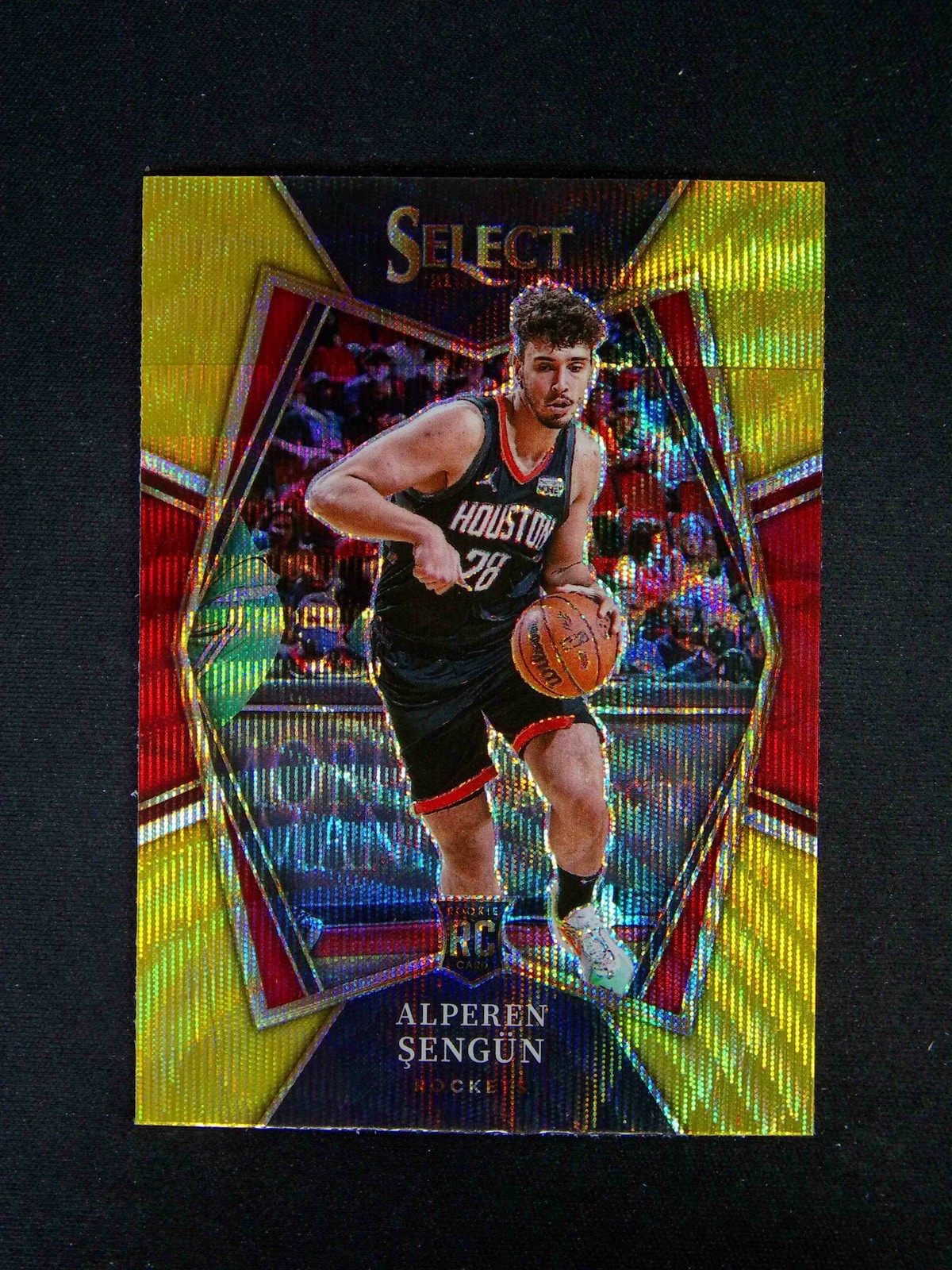 2021-22 Panini Select Alperen Sengun #114 Premier Lever RC Gold Wave