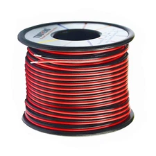TUOFENG 20AWG Electrical Wire 100 ft Red Black Hookup Wire 12V/24V DC Cable L...