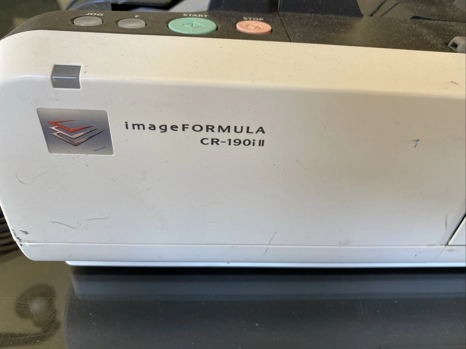 Canon ImageFORMULA CR-190i II USB Check Scanner M111021 w/Power Cord Powers On - Image 2 of 3