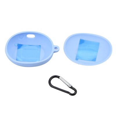 Blue Silicone Headset Protective Case Cover For Anker-Soundcore Liberty 3 Pro E
