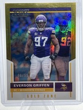 2017 Score #168 Everson Griffen Gold Zone #/50 A93
