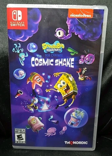 SpongeBob SquarePants Cosmic Shake - Nintendo Switch / Switch 2, New Sealed 