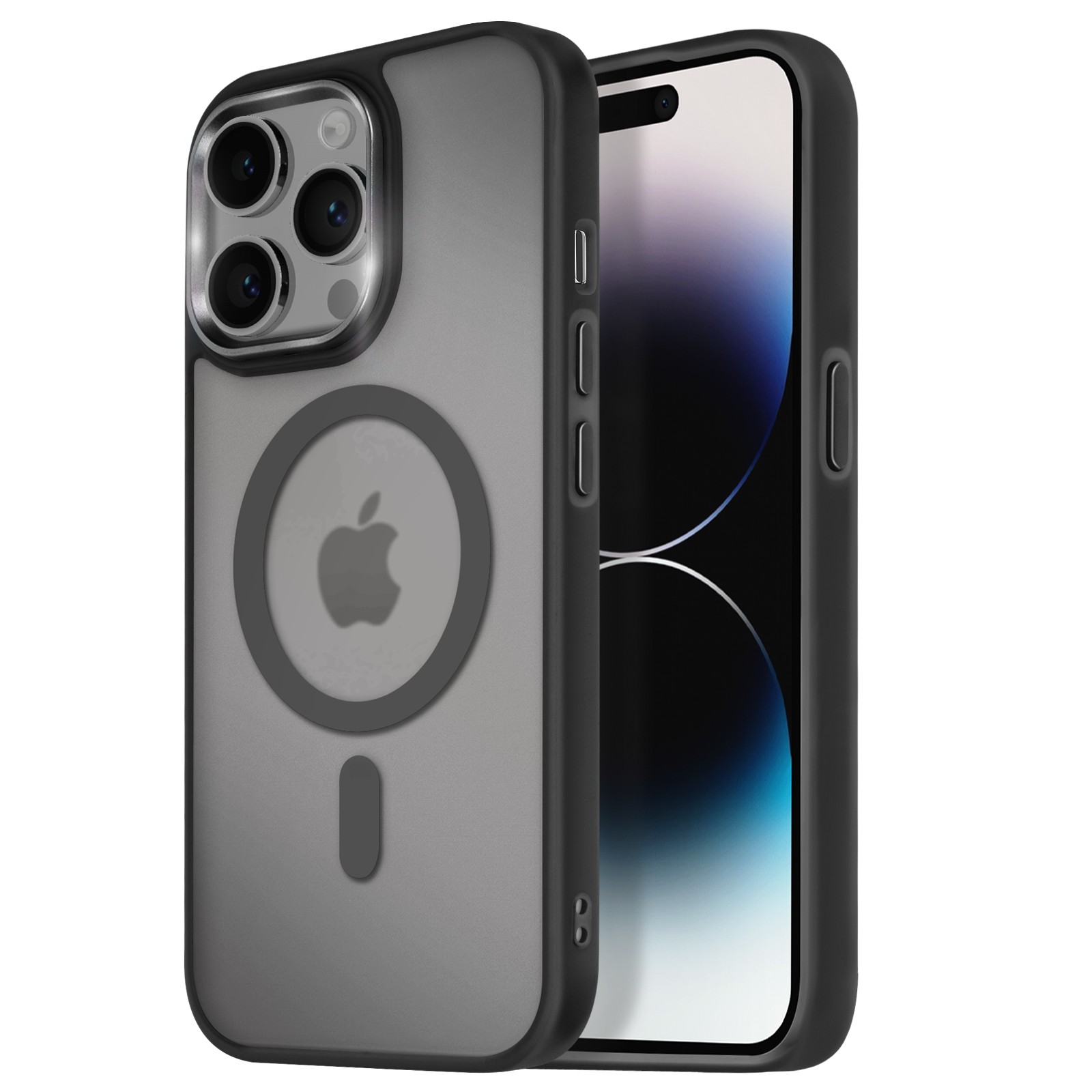 Coque iPhone 14 Pro anti-choc Avizar Frost Color avec contours renforcés en TPU