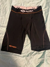 Shock Doctor Compression Shorts with Athletic Cup Pocket Youth XL