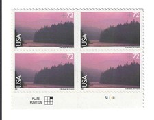 Scott #C144 Airmail 13-Mile Woods Block of 4 MNH
