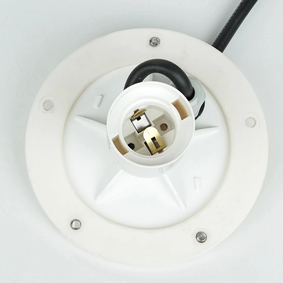 Außenlampe Wegeleuchte Kugelleuchte Weiß IP65 E27 40 cm Modern rund 45 cm Garten - Bild 4 von 4