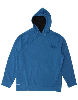 RUSSELL ATHLETIC Herren Dri-Power Hoodie Pullover UK 38/40 mittelblau VL12