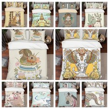 3D Cartoon Animal Colorful Quilt Cover Duvet Cover Comforter set