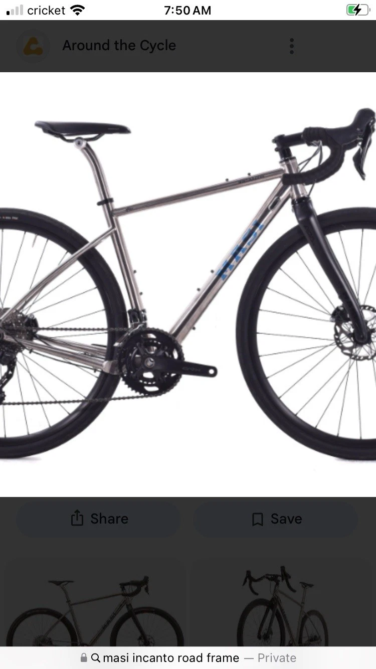 Masi Titanio Road Bike Frame