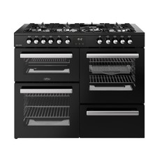 Image of Belling Cookcentre 110cm Dual Fuel Range Cooker - Black 444411805