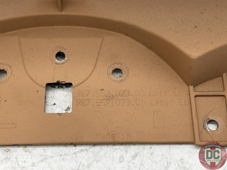 Cubierta de cuadro de instrumentos Porsche Cayman 2006-2012 beige arena 122530 Foto 4 de 4