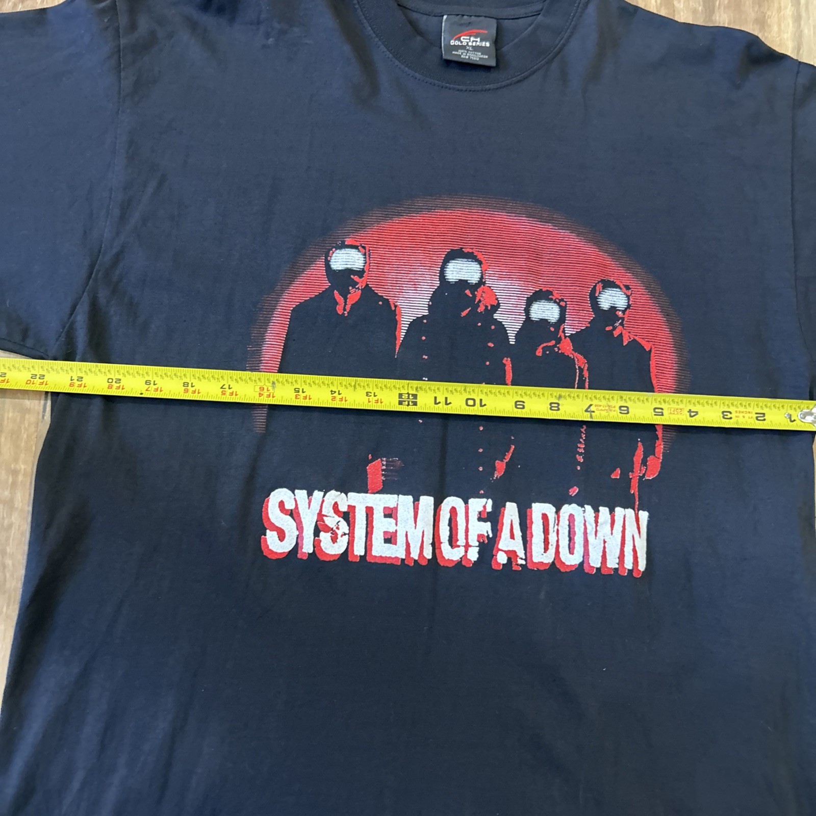 System Of A Down Mens X-Large Black T-Shirt Vintage Y2K Metal Band SOAD Toxicity
