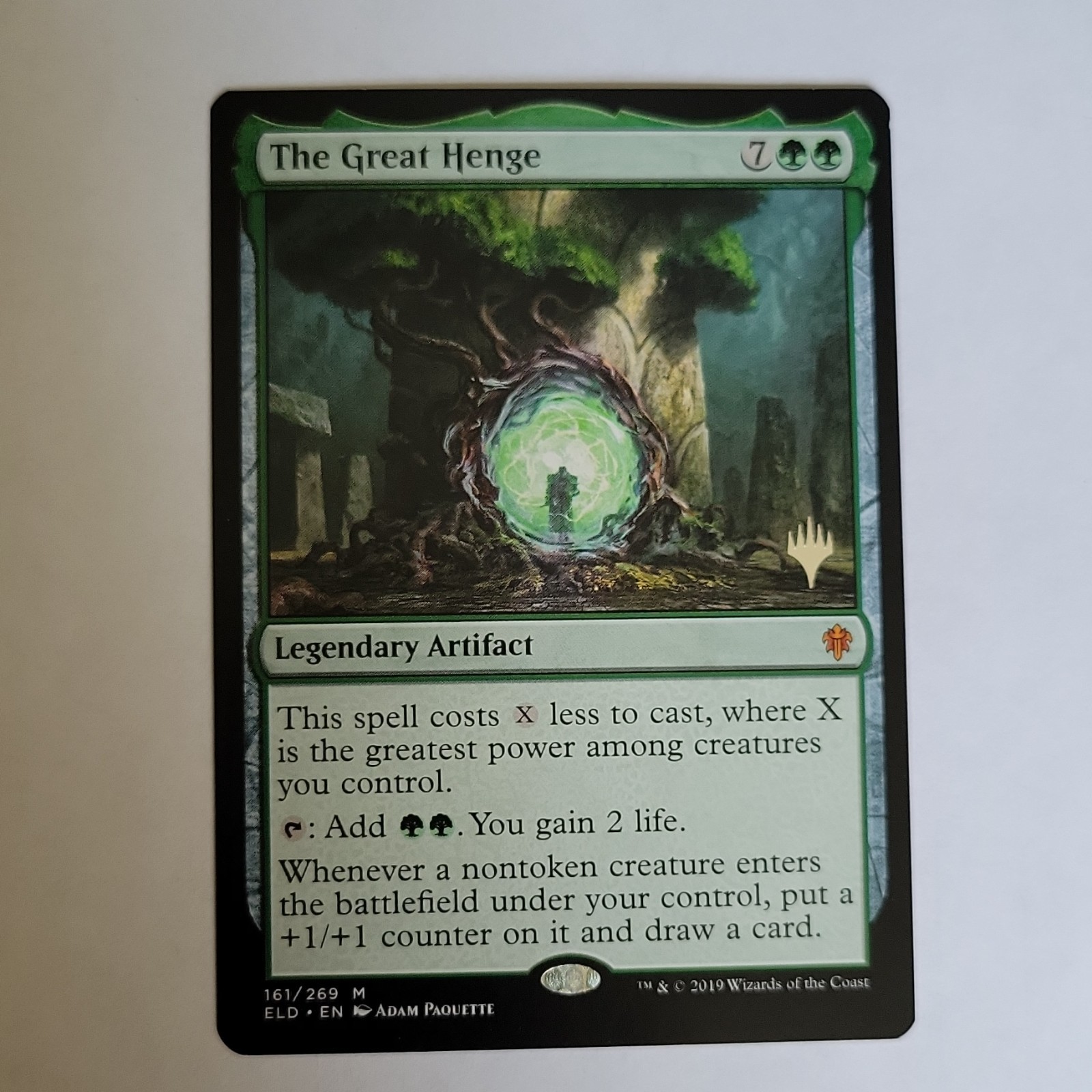 MTG The Great Henge Legendary Artifact Mythic Eldraine EN 161/269 Promo Regular