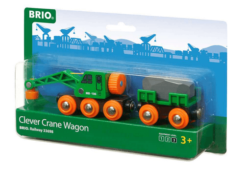 Ravensburger Brio - Grüner Kranwagen Mit Anhänger Und Fracht - Image 2