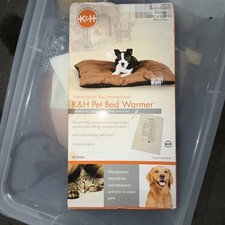 K H Pet Bed Warmer NEW Large 11 X 23.75 Heated Dog /Cat Electric Heating Pad