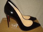100% AUTH NEW WOMEN LOUBOUTIN PIGALLE FOLLIES BLACK PATENT 100 PUMPS/HEEL US 9.5 — photo 7