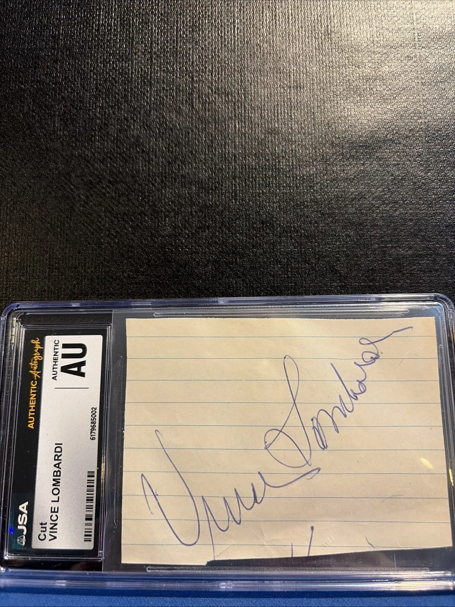 25+ vince lombardi autograph for sale | Updated Oct 2026
